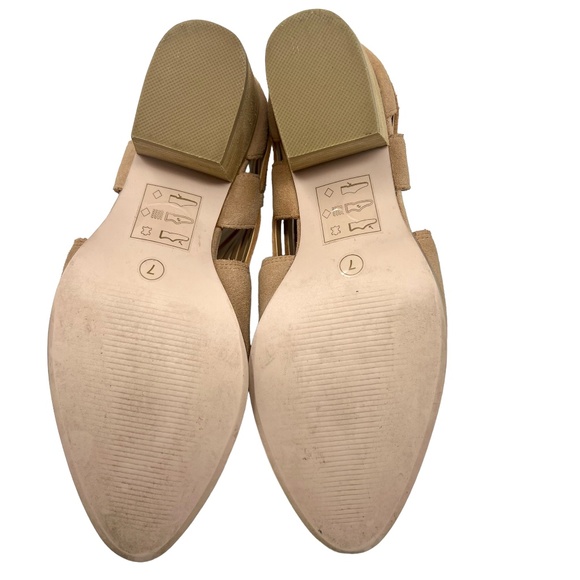 Sole Society women's tan suede strappy ankle booties size 7 - Picture 8 of 13